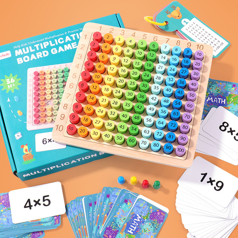 Wooden Multiplication Board