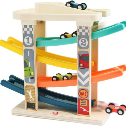 Wooden Car Ramp Racer Toy