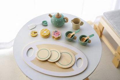 Wooden Afternoon Tea Set