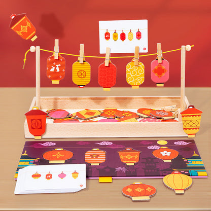 Montessori Wooden Mix & Match Dress-Up Puzzle