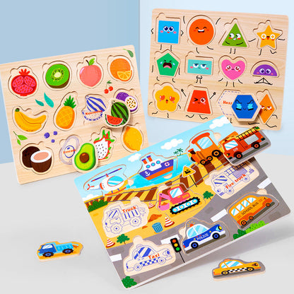 Wooden Learning Puzzle Boards