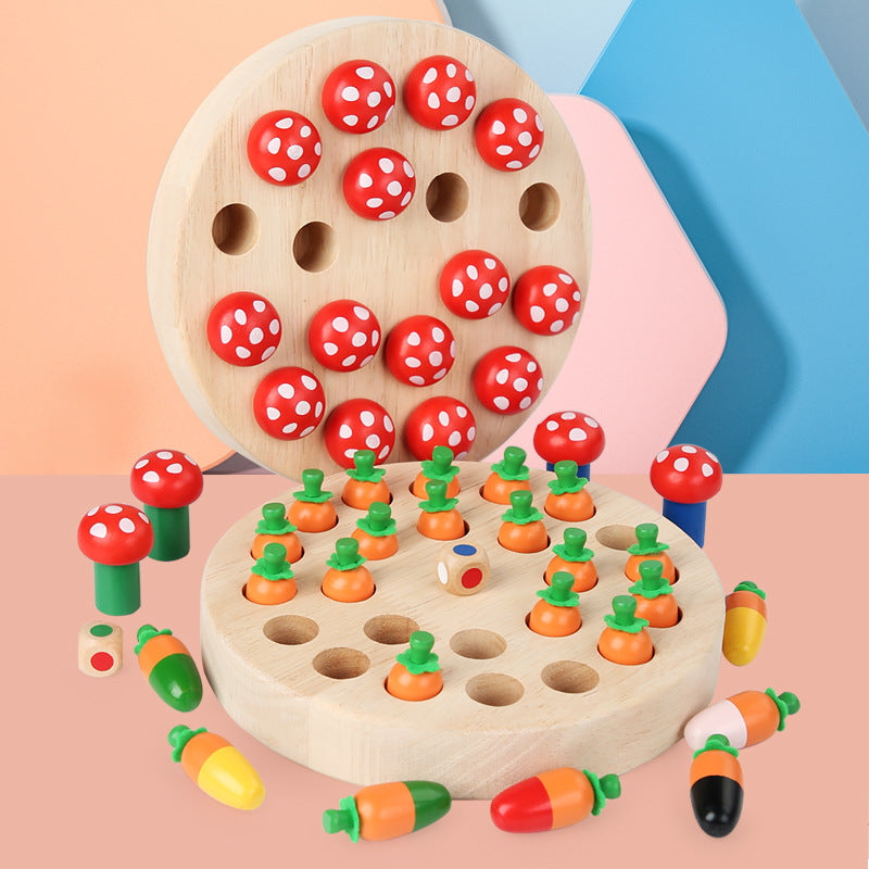 Wooden Memory Matching Game