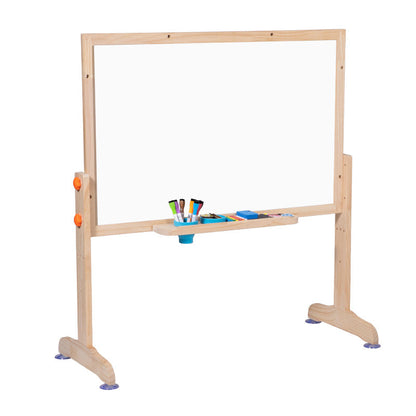 Kids Wooden Adjustable Drawing & Chalkboard Easel