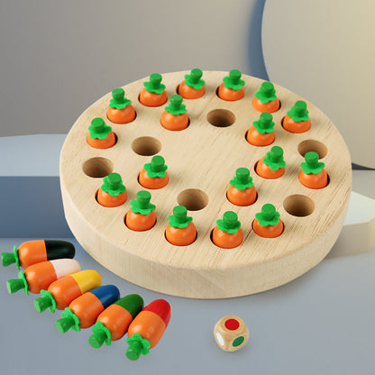 Wooden Memory Matching Game