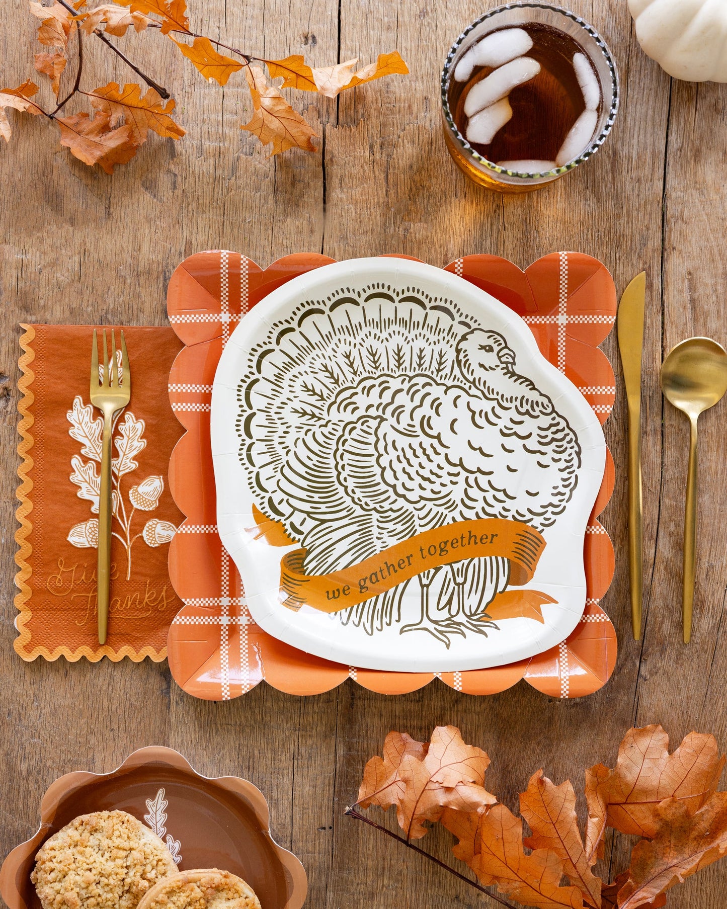 Windowpane Paper Plates, 8 ct, 10 in