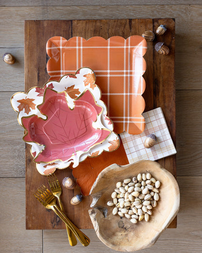 Windowpane Paper Plates, 8 ct, 10 in