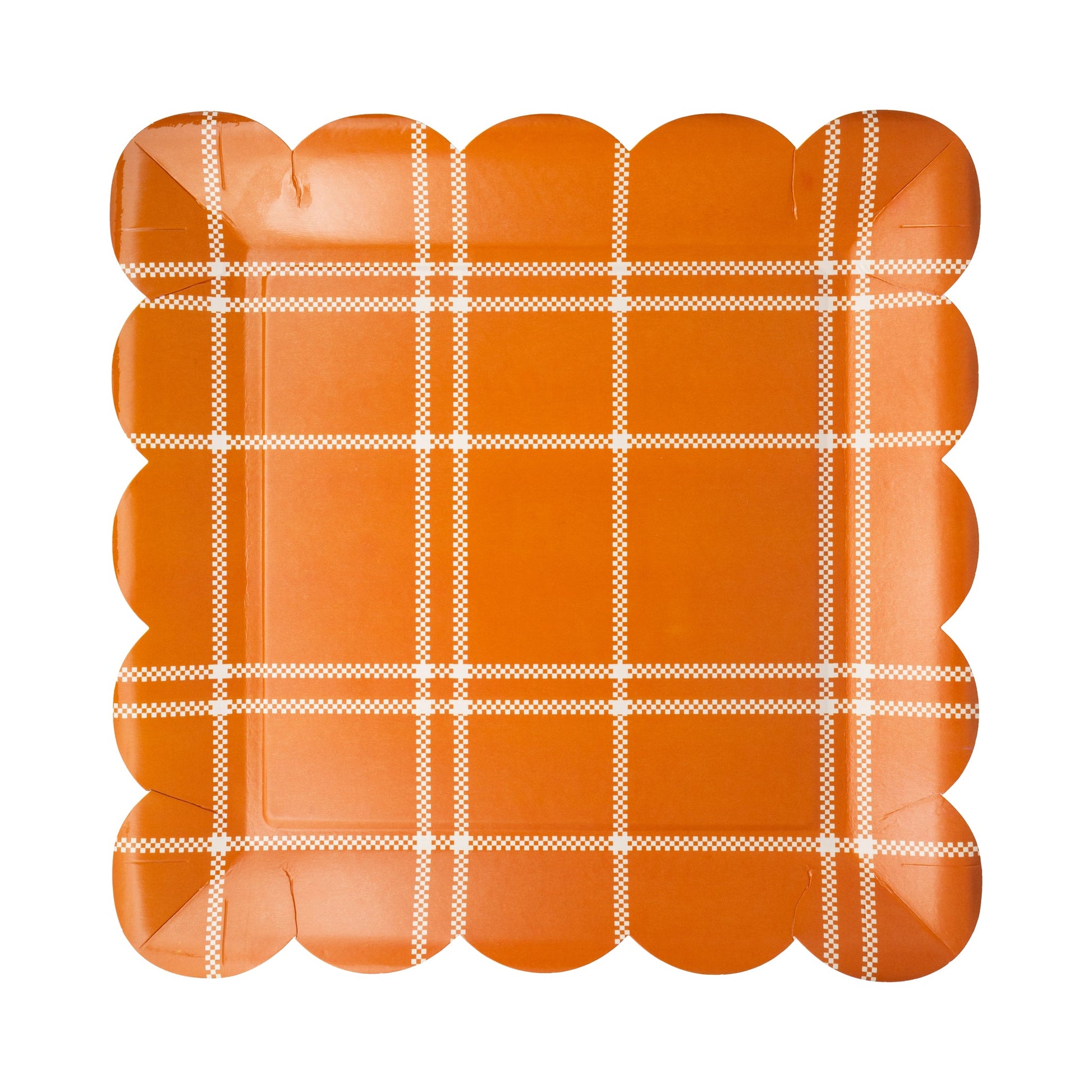 Windowpane Paper Plates, 8 ct, 10 in