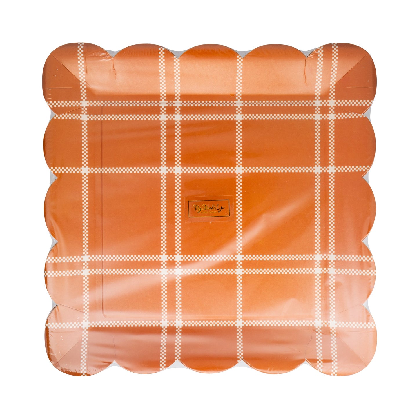 Windowpane Paper Plates, 8 ct, 10 in