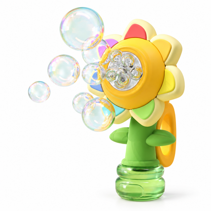 Light Up Sunflower Bubble Machine | Family Favourite