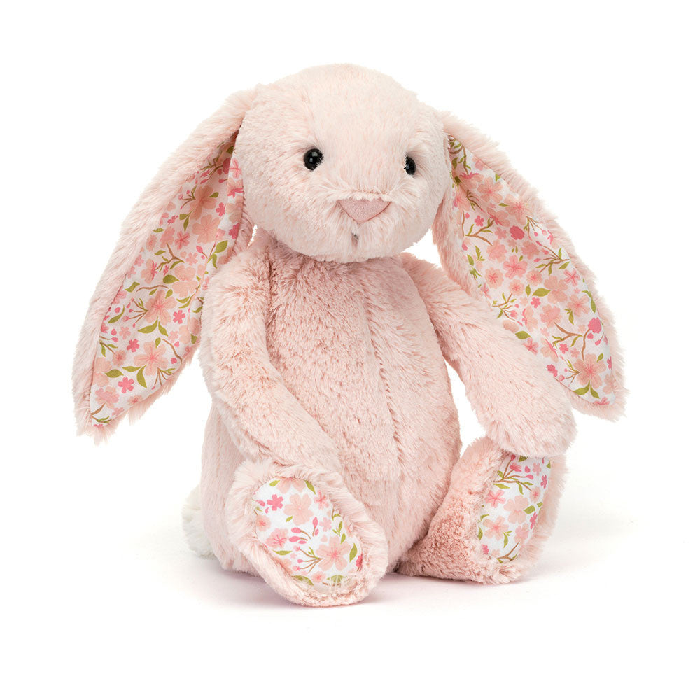 Jellycat Blossom Blush Bunny Cherry - Medium 31cm Floral Plush Toy & Stock in Sydney