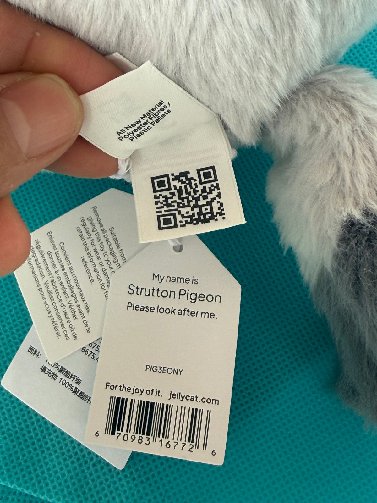 Jellycat Strutton Pigeon Plush Toy