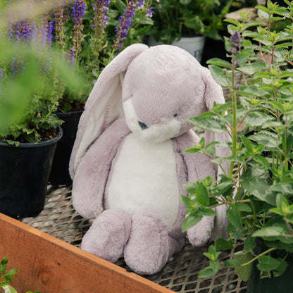 Big 20" Floppy Nibble Bunny-  Lilac Marble