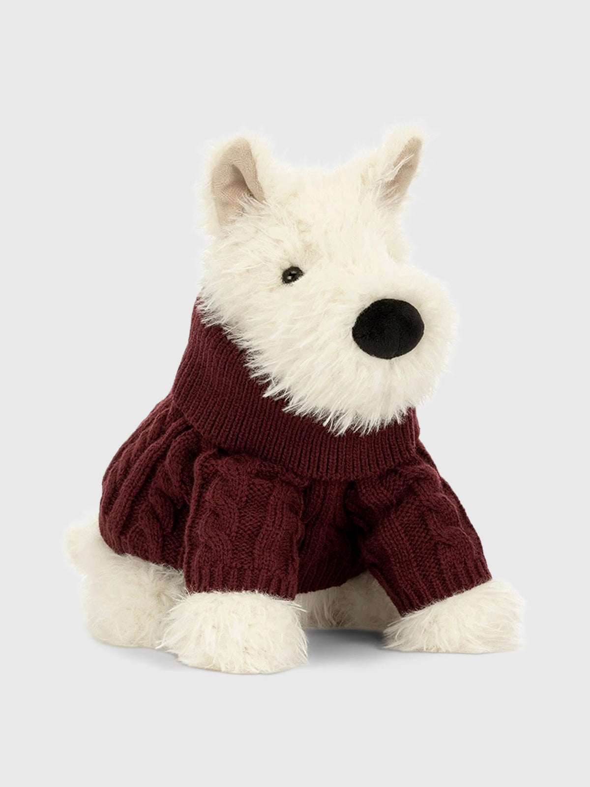 Jellycat Munro Scottie Dog Winter Jumper Outfit Plush