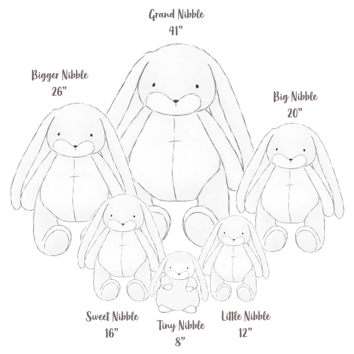 Big 20" Floppy Nibble Bunny – Lemongrass
