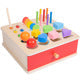 Drawer-style wooden Montessori classification and sorting box