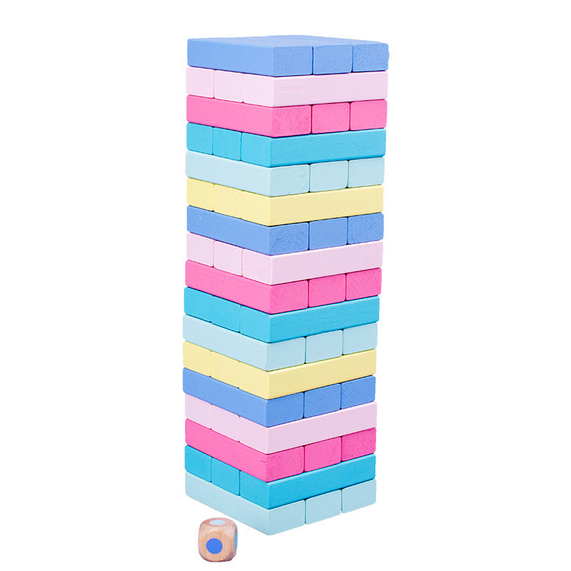 Wooden Animal Jenga Stacking & Balance Game