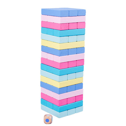 Wooden Animal Jenga Stacking & Balance Game