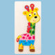 Giraffe wooden numbered puzzle