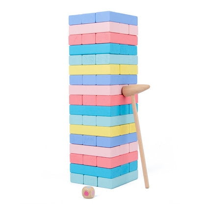 Wooden Animal Jenga Stacking & Balance Game