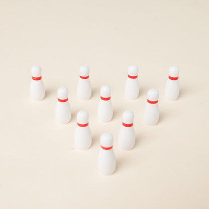Wooden Mini Desktop Bowling Game for Kids