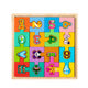 Wooden MZM digital model flat puzzle board