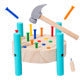 QY-2317 round wooden nailing table product image