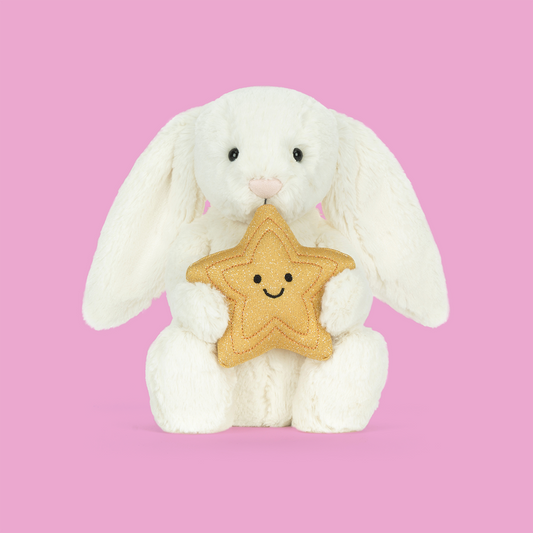 Jellycat Cream Bunny with Star