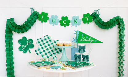 Shamrock Felt Banner for Party Decor