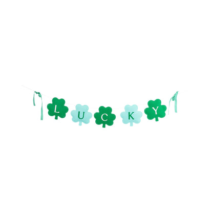 Shamrock Felt Banner for Party Decor
