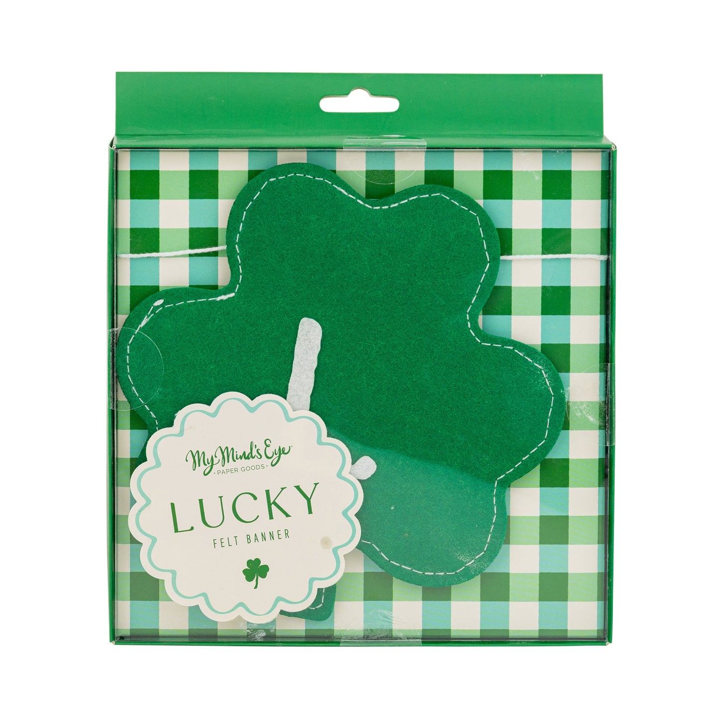Shamrock Felt Banner for Party Decor