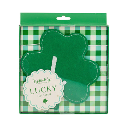 Shamrock Felt Banner for Party Decor