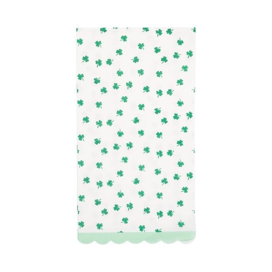 Clover Pattern Paper Dinner Napkins, 24 ct