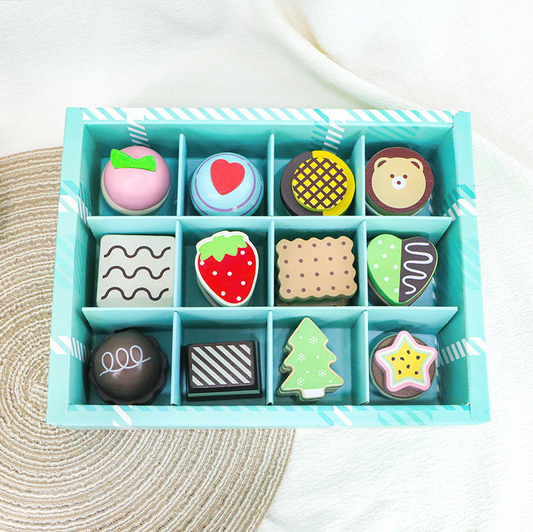 Kids Pretend Play Picnic & Dessert Food Set