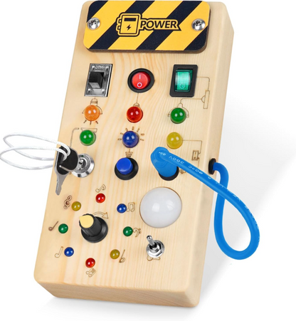 Montessori Switch Activity Board | Family Favourite