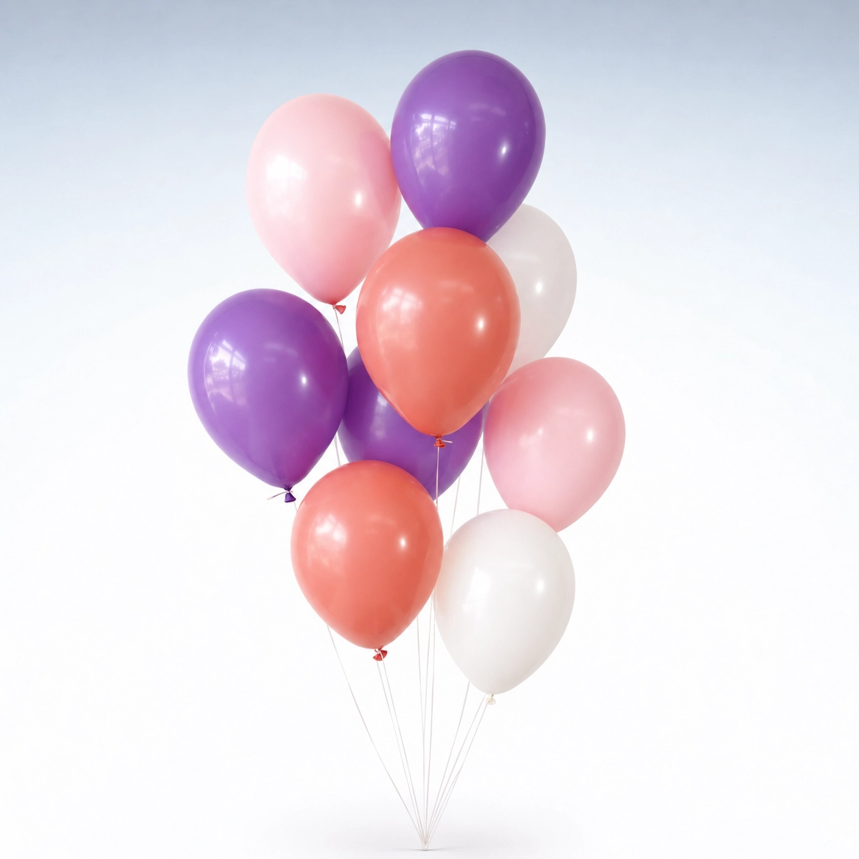 Lilac Latex Balloon Bouquet, 9 or 15 Balloons for Pickup