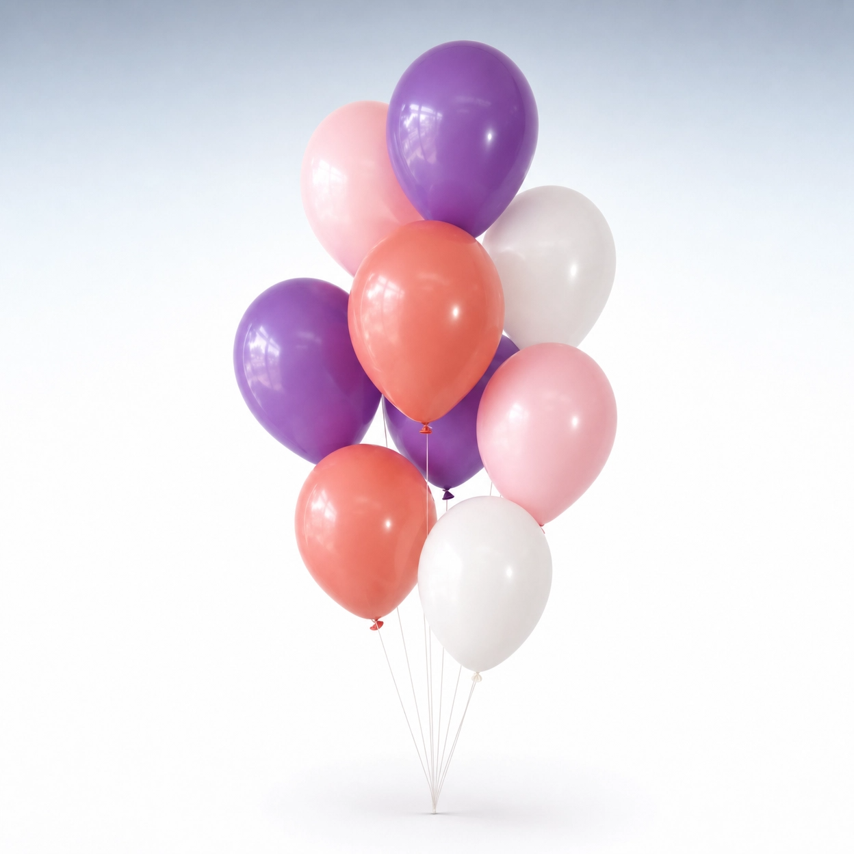 Lilac Latex Balloon Bouquet, 9 or 15 Balloons for Pickup
