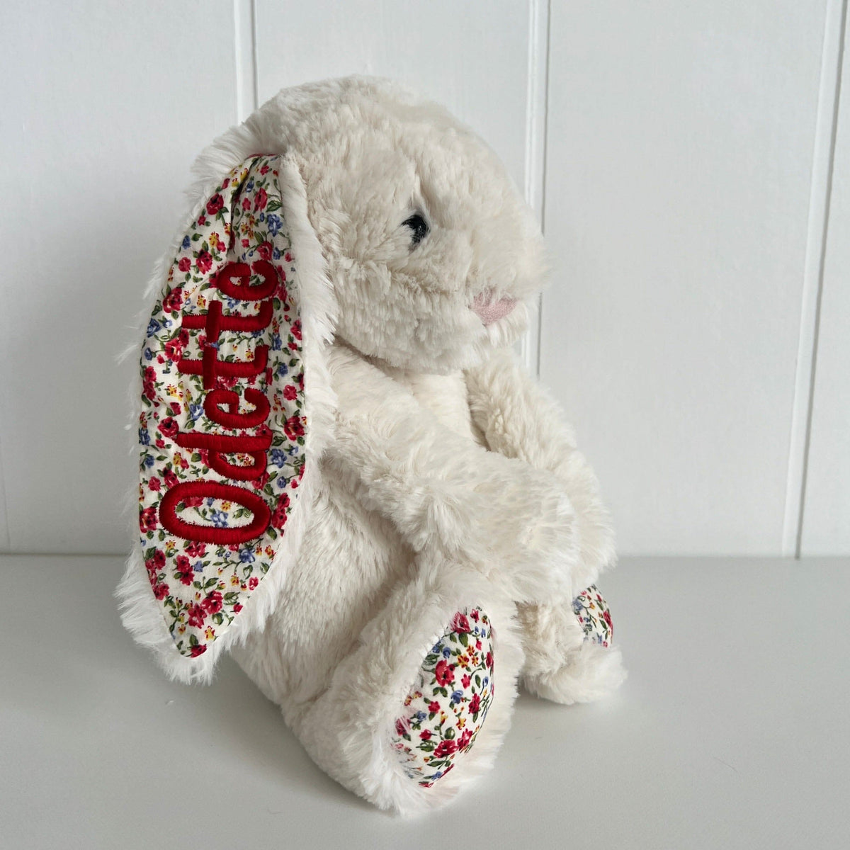 Plush Cream Bunny Toy