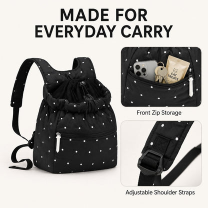 Hands-Free Pet Carrier Backpack for Everyday Outings – Breathable Travel Carrier for Cats & Small Dogs