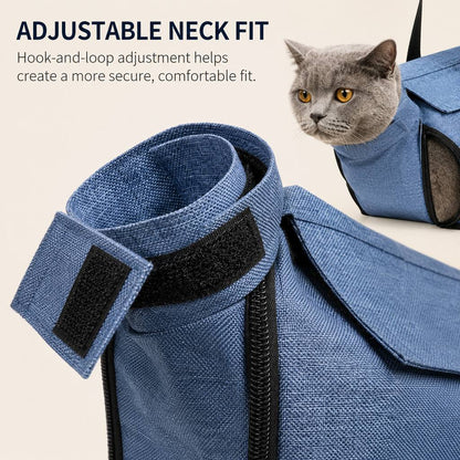 Cat Grooming Restraint Bag for Nail Trimming & Ear Cleaning – Easier Control for Wiggly Cats