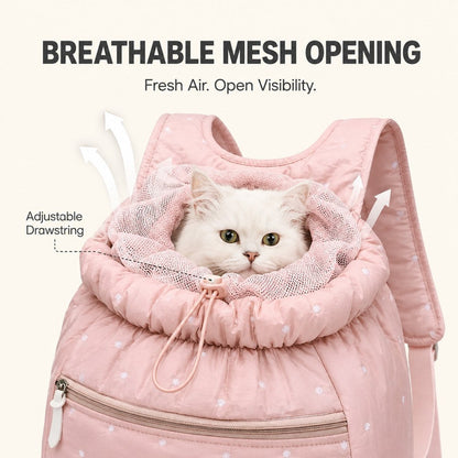 Hands-Free Pet Carrier Backpack for Everyday Outings – Breathable Travel Carrier for Cats & Small Dogs