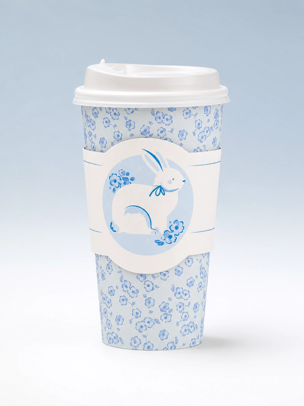 Blue Bunny Paper To Go Cups, 8 ct, 16 oz