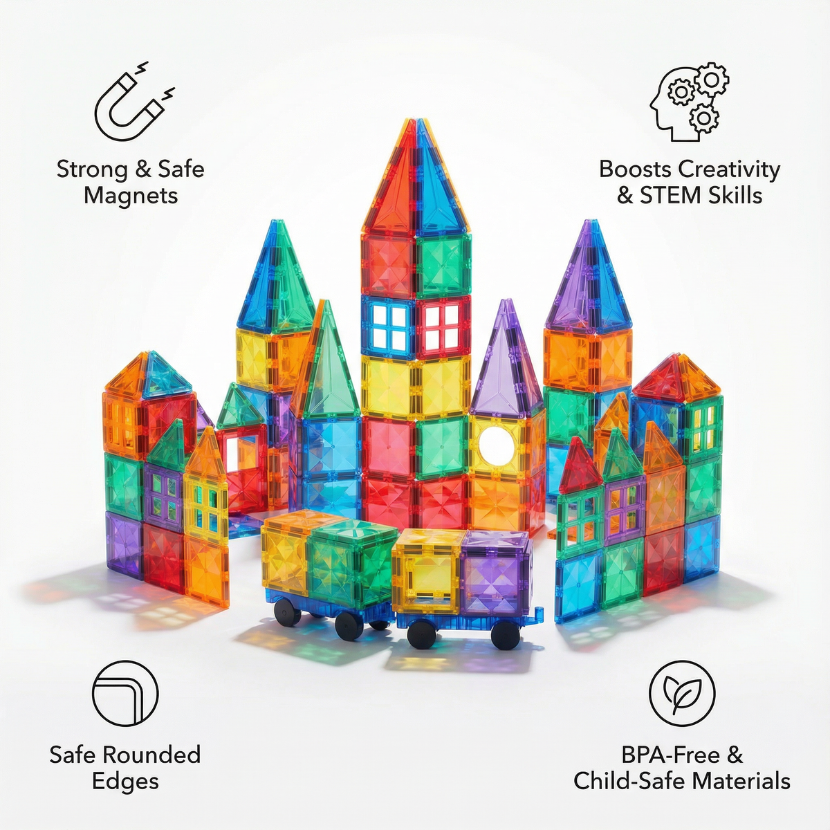 Interactive Magnetic Building Blocks