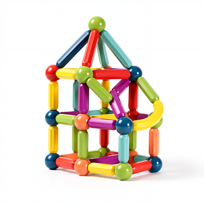 Magnetic Rods & Balls Construction Set | Family Favourite