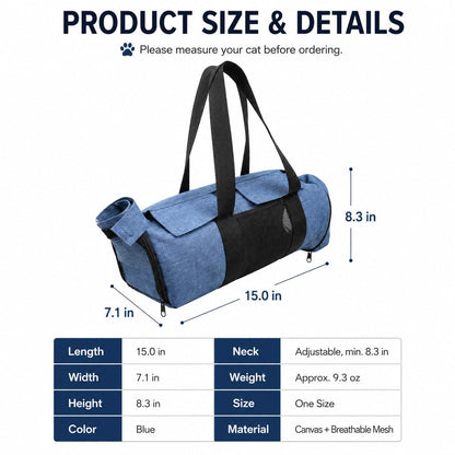 Cat Grooming Restraint Bag for Nail Trimming & Ear Cleaning – Easier Control for Wiggly Cats