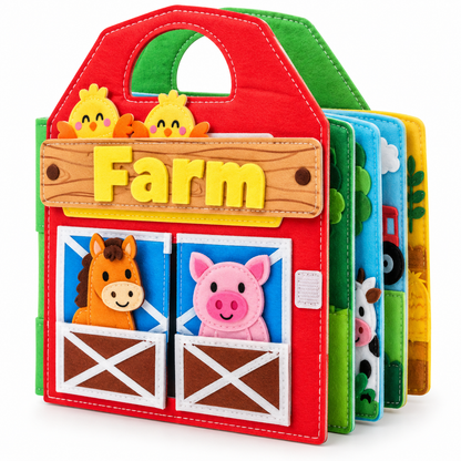 Interactive Farm Friends Learning Activity Book