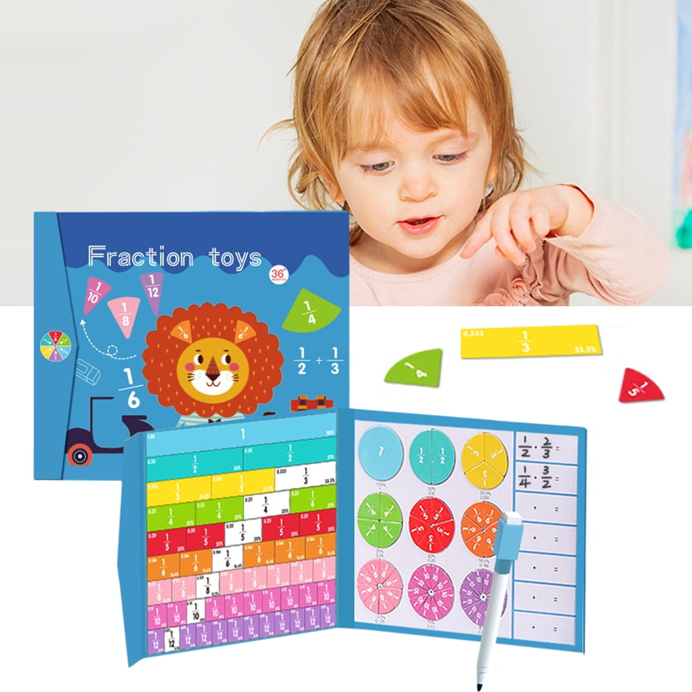 Little Lion magnetic fraction learning set product image 3