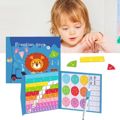Little Lion magnetic fraction learning set product image 3