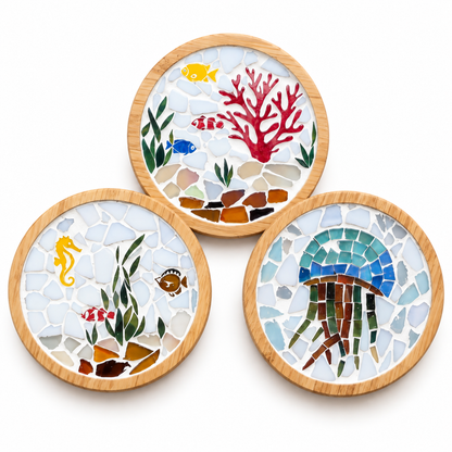 Creative Animal & Ocean Mosaic Coaster Craft Set
