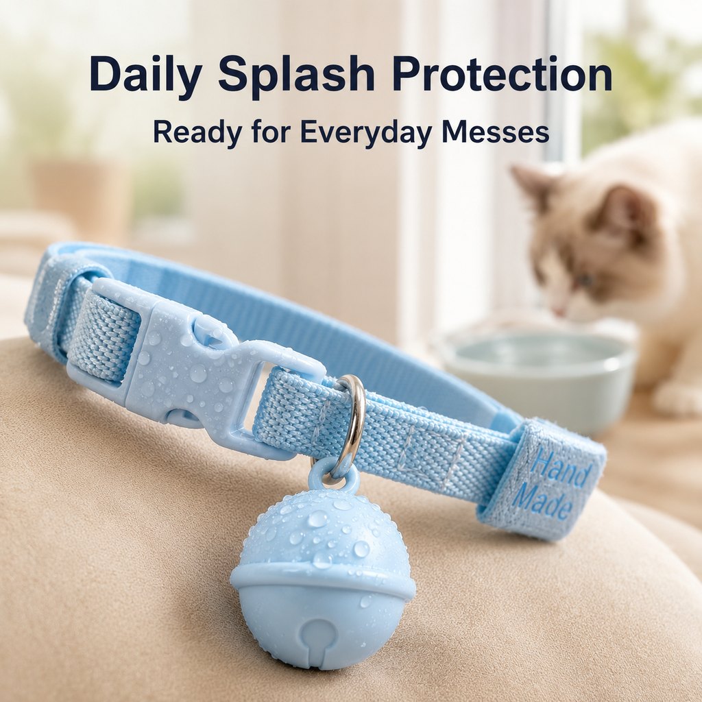 Smart Pet Tracker Bell Collar for Cats & Small Dogs - Find Hiding Pets Faster at Home, in the Yard & on Daily Walks