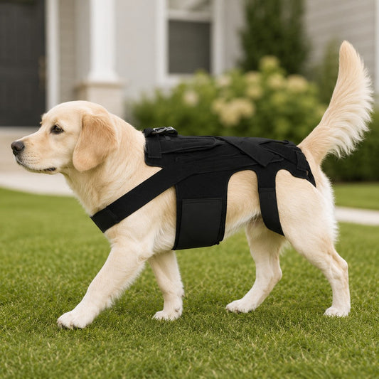 Dog Back Support Brace for Senior & Recovering Dogs - Full-Body Mobility Vest for Walking Stability